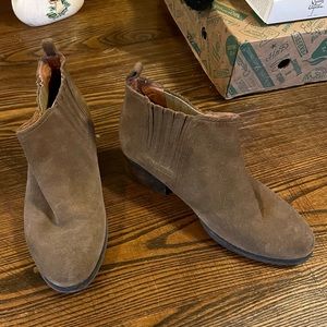 Cute little suede booties